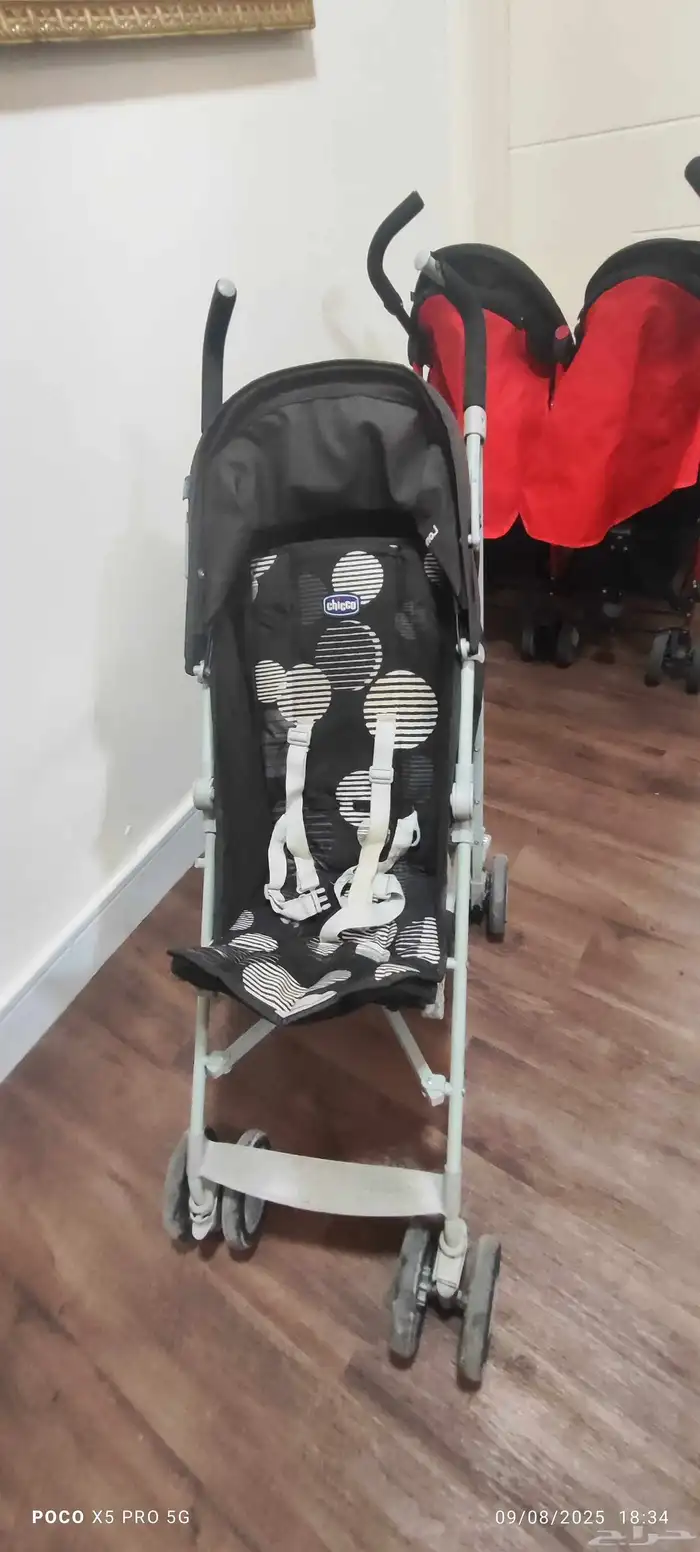 Twin and single stroller brand Chicco excellent condition 7
