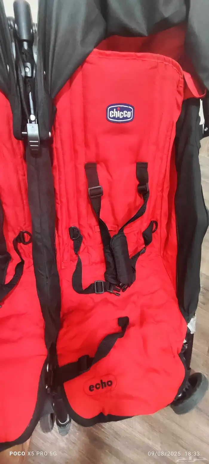 Twin and single stroller brand Chicco excellent condition 1