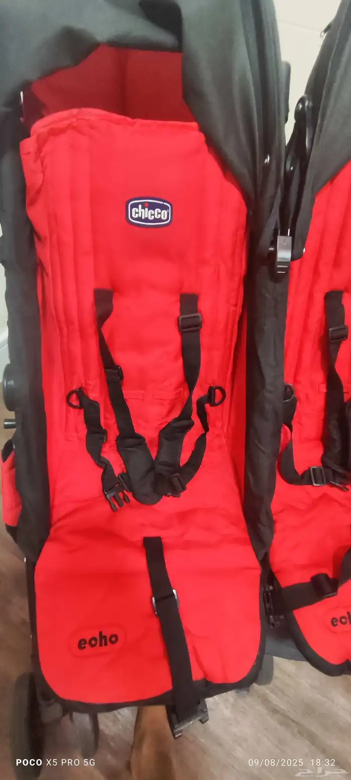 Twin and single stroller brand Chicco excellent condition 2