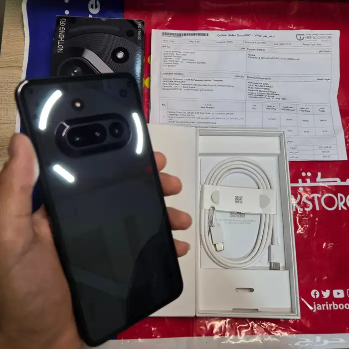 جوال Nothing Phone 3a ( لم يستخدم ضمان جرير ) 0