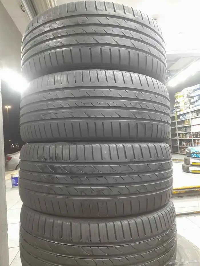 طقم كفرات مقاس 235 45 18نكسن من كوري نضيف تاريخه جديد 2024 5