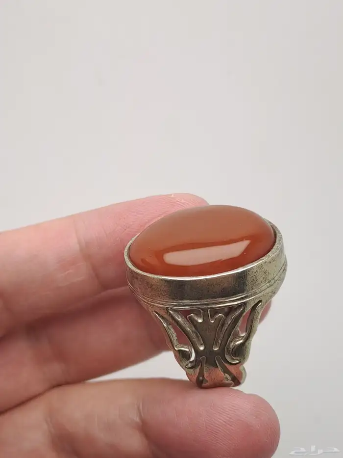 خاتم فضة كبدي راهي 2