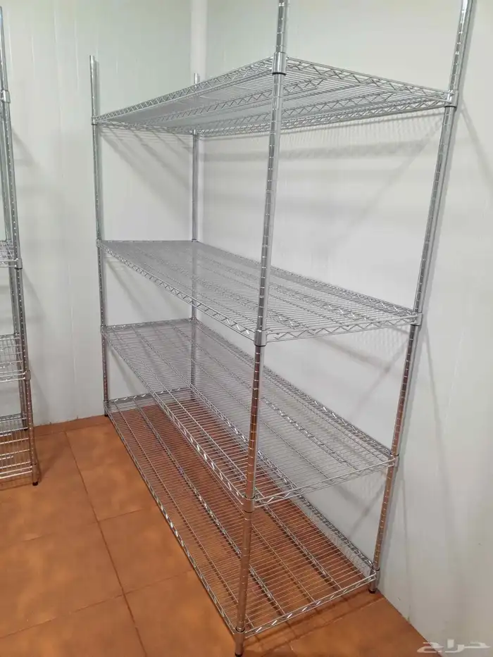 يوجد لدينا رفوف مستودعات تخزين منازل رفوف كروم جميع المقاسات 3