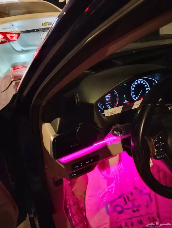 تركيب لد داخلي64 لون هوندا اكورد موديل 2022 5