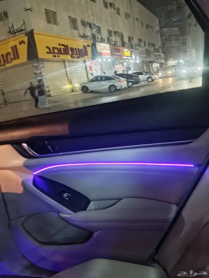 تركيب لد داخلي64 لون هوندا اكورد موديل 2022 9