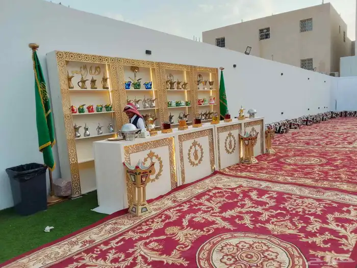 محل حفلات والمناسبات تاجير كراسي طاولات رقم قهوه صبابين وقهو 0