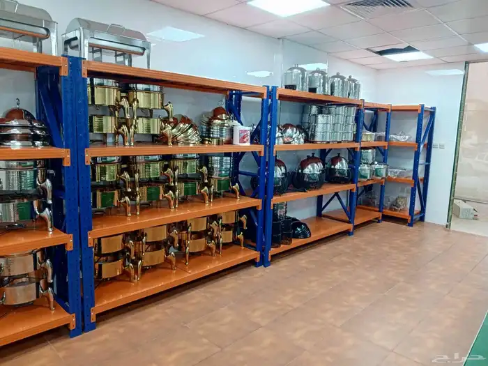 يوجد لدينا رفوف مستودعات تخزين منازل رفوف كروم جميع المقاسات 0