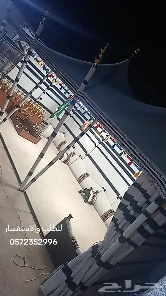 خيمة الصقور وجميع بيوت الشعر والخيام والاثاث 0