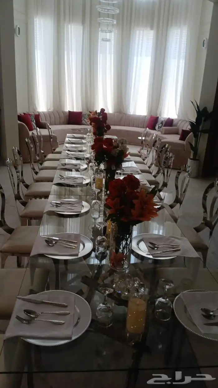 محل تاجير يوجد عندنا كراسي طعام وطاوله طعام جميع انواع الطاو 0