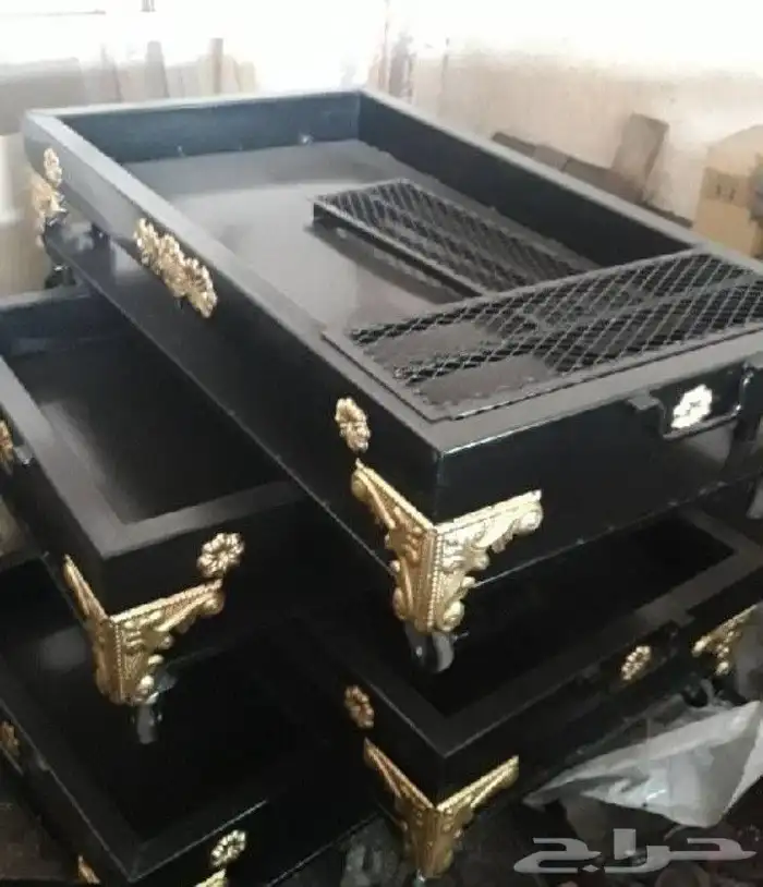 حامل حطب مقل حديد. درايش المونيم. درايش حديد . دربزين زجاج 6