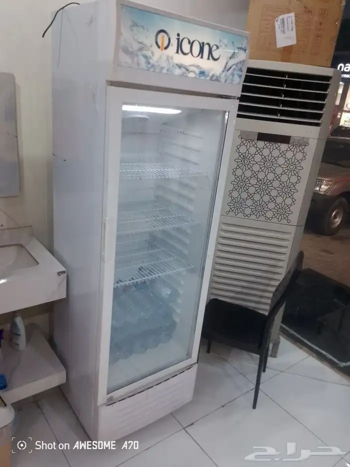 ثلاجه تبريد جديد كرت لسا الاصق عليها نضيفه جدا 1
