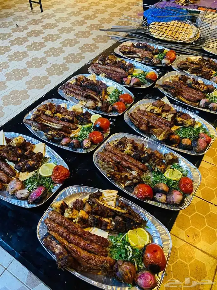 معلم مشويات خارجية مشاوي شواء مشوي دوار السعادة حميس 9
