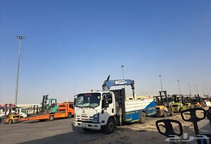 تاجير رافعات كرين كرينات دينه ونش قلاب سطه مان لفت سيزر 15