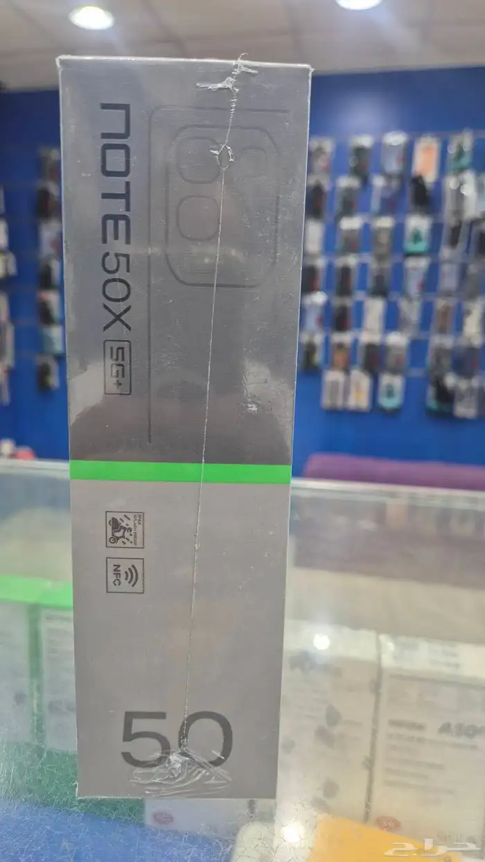 جوال جبار من note50x 5G  infinix الذاكرة 256 رام16 1