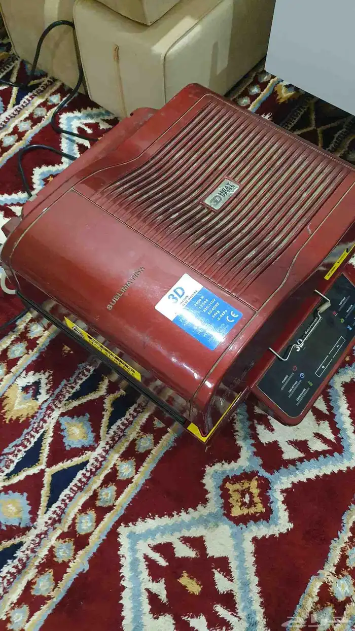 مكبس حراري مع طابعة ابسون سبليمشن 1