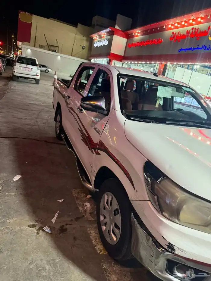 بيك اب تويوتا غمارتين موديل 2017 جير عادي شرط الجير ومكينه 3