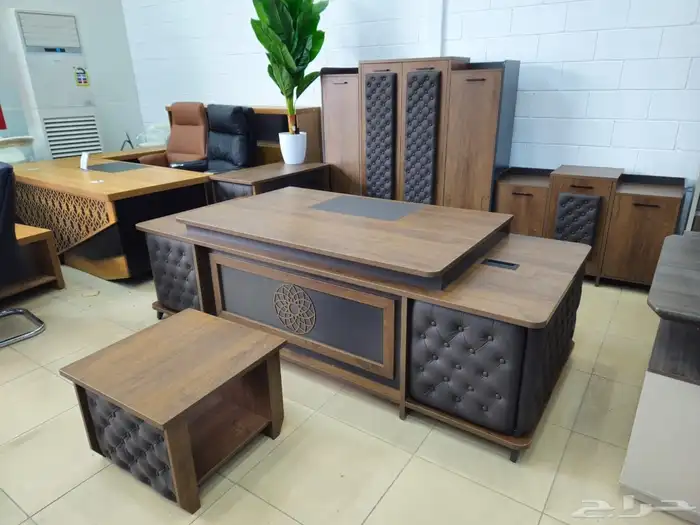 مكاتب فخمه مكاتب مدراء طقم مكاتب 4