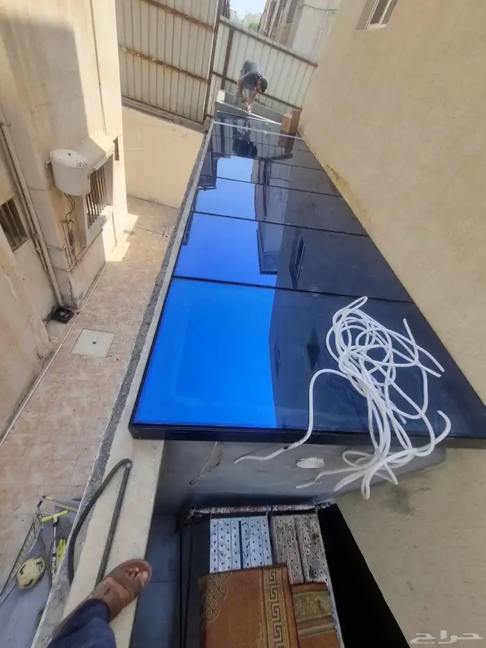 ابواب المنيوم زجاج استركشر سكريت درايش مطابخ 0