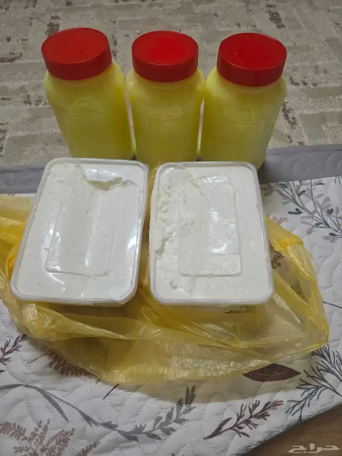 سمن ماعز نظيف وزبده ماعز 0