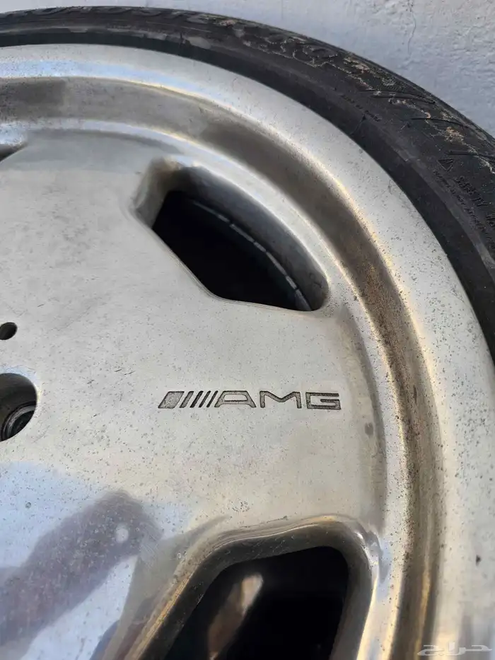 للبيع جنوط مرسيدس شبح نيكل مقاس 18 مع كفراتها AMG 2