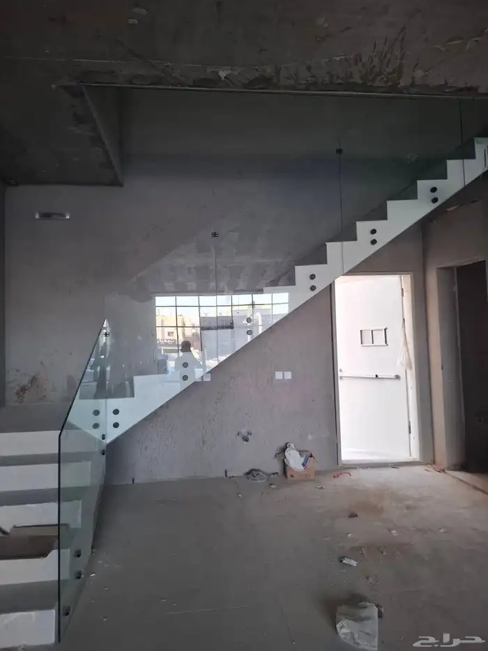 زجاج وقزاز زجاج زجاج زجاج سكريت والمنيوم دربزين زجاج سكريت 7