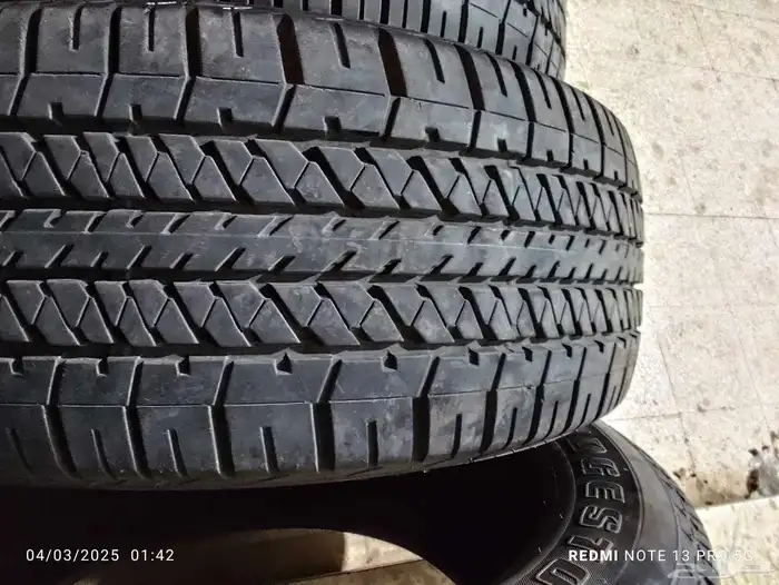 كفرات اسكليت جنط 22. مقاس 275 50 22 برجستون 0