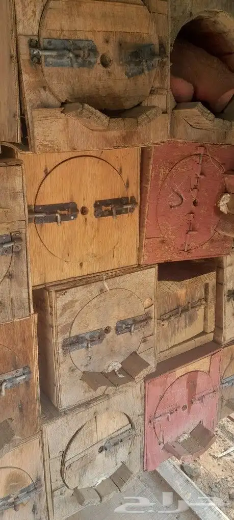 خلايا نحل بلدي وافرنجي مستعمل نضيف كراسي نحل 0