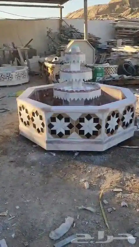 نوافير دمشقية (رخام طبيعي) 4