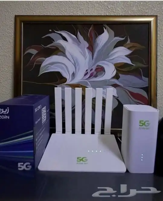 إنترنت غير محدود وسرعة فائقة مع مودم زين 5G 7