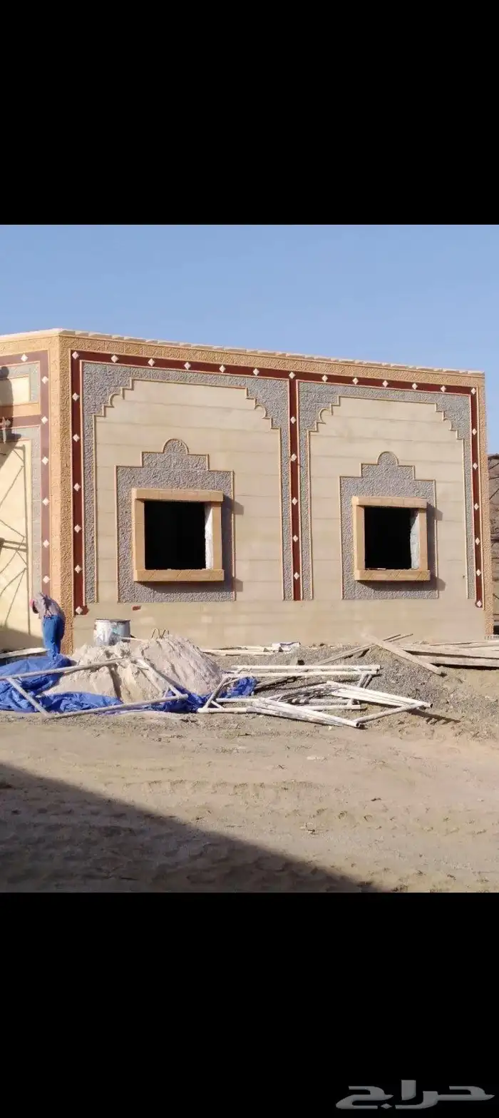 لجميع اشكال الوجهات الخارجيه لياسه ملونه بديل الحجر الطبيعي 7