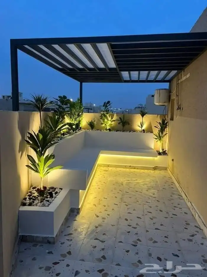 تنسيق حدائق وديكورات غرف زجاج جلسات خارجيه 0