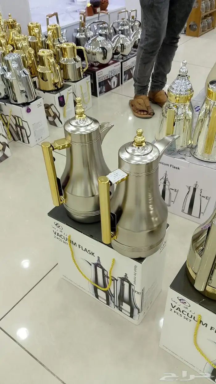 اواني منرليه ترميس قهوا شاي عربيه استيل 7