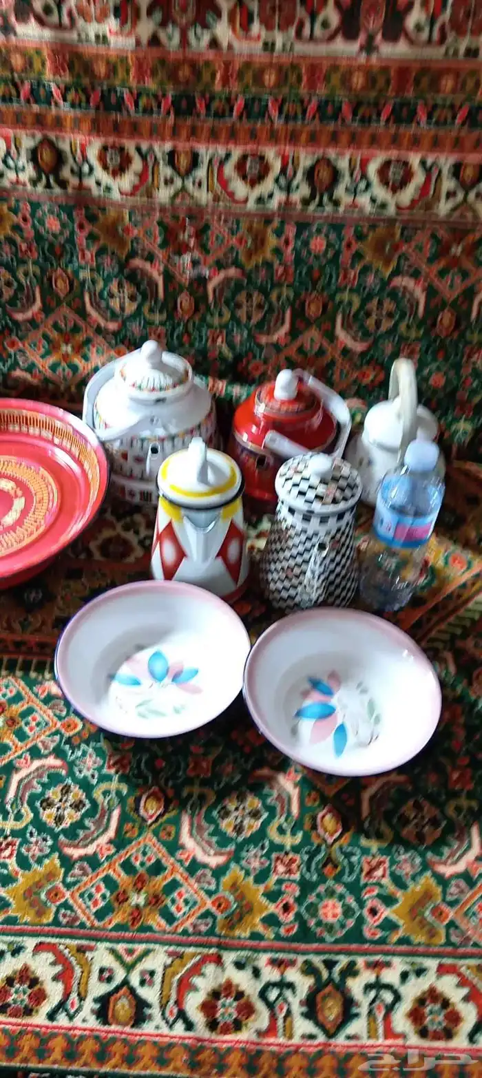 اواني غضار اباريق ملقمات وصحون 29