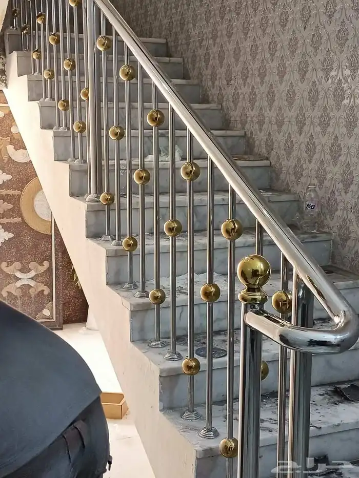 درابزين استيل تايواني304 ضدالصداء والعوامل الطبيعيه 1