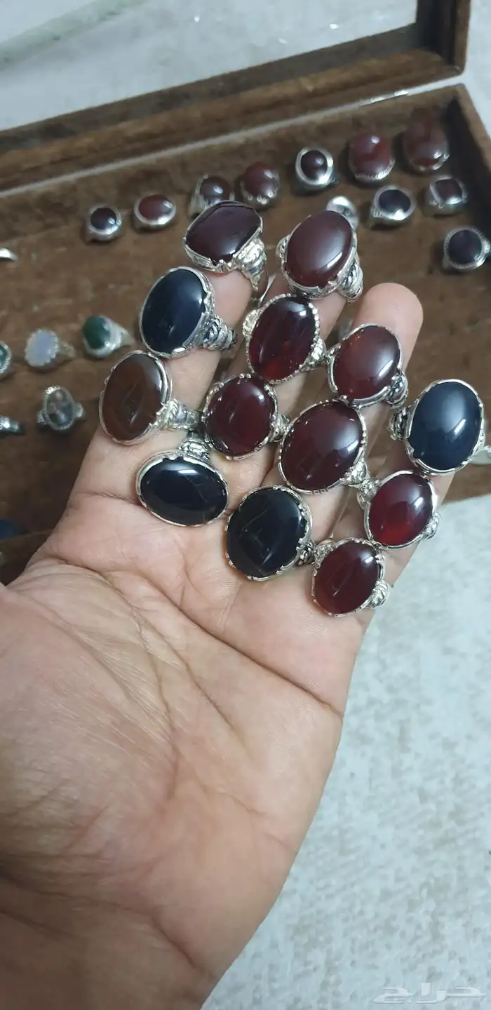 خواتم عقيق يماني 4