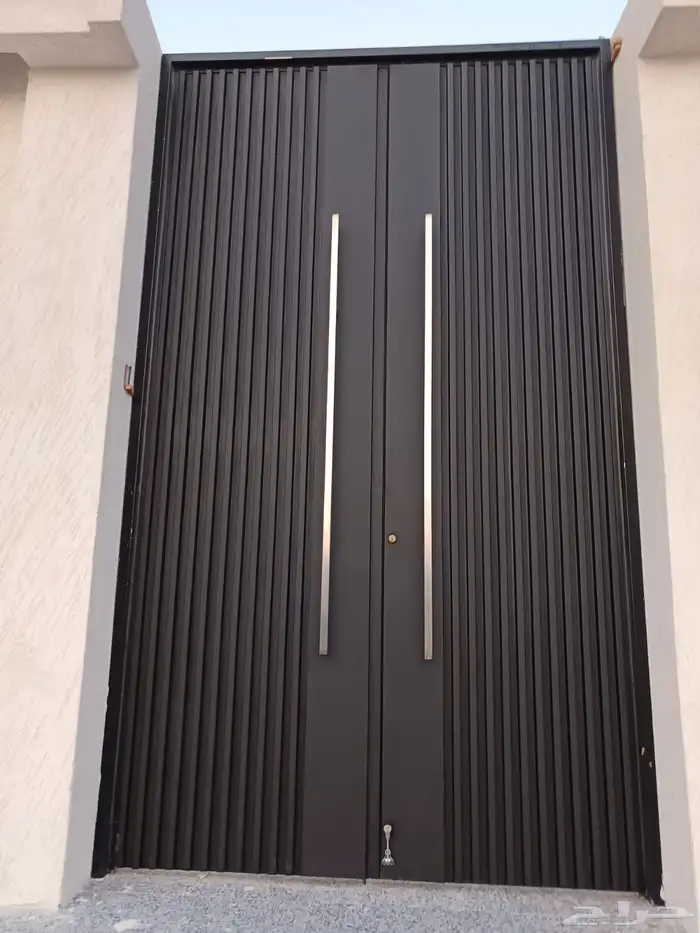 تفصيل ابواب خارجيه ليزر تيوبات درابزين جميع الاشكال وتفضيل ا 5