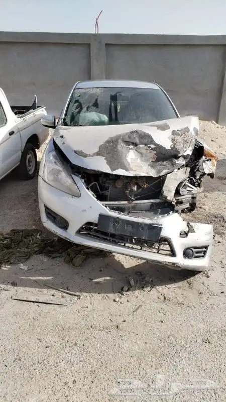 نسان تيدا موديل 2015 تشليح العلوي 1