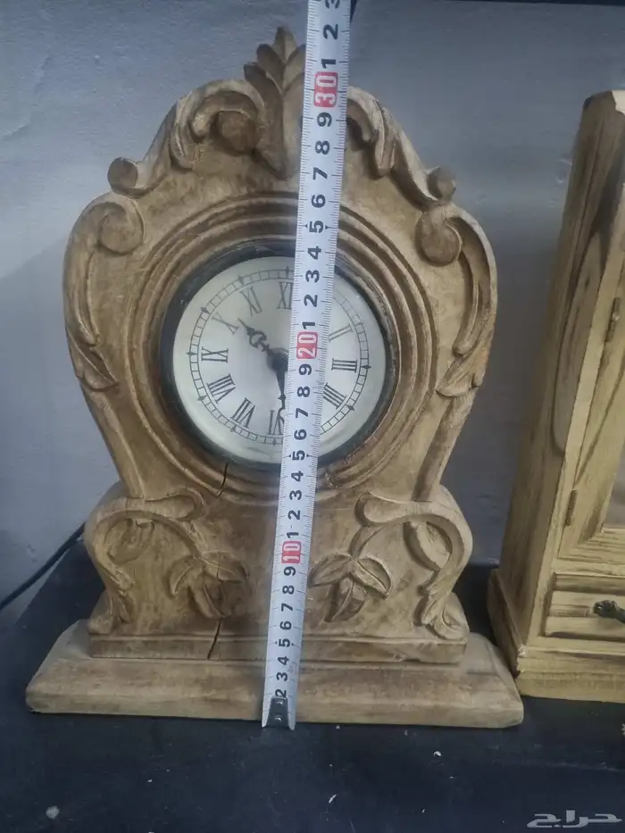 Handmade Beech Wood Clock  Decor Piece 1