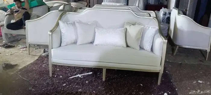 كنب ومجالس ملكي شغل مصري خشب زان أحمر 2