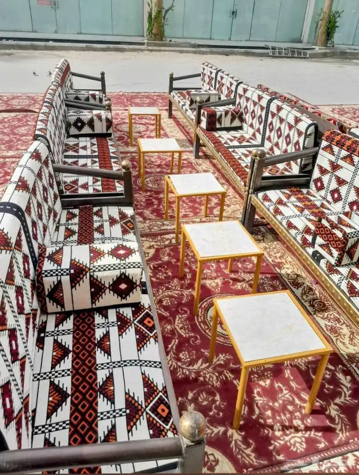 Rent floor seating and furnishings 9