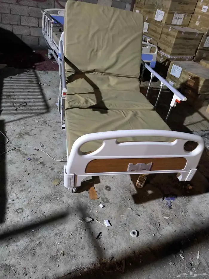 Electric medical bed with mattress 2