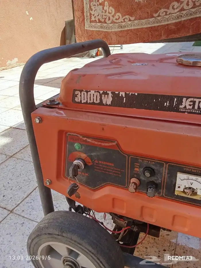 للبيع ماطور كهرب بنزين شغال نظام هندل و مفتاح على السوم 1