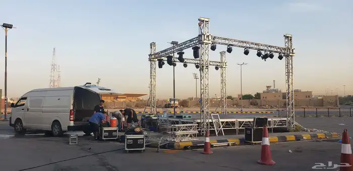 تأجير تراسات تأجير شرار الكتروني تأجير شاشات تأجير استيجات 7