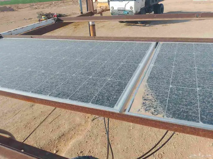 بيع 10الوح طاقه شمسيه شغال شرط مع ثلاجه طاقه شمسيه 3