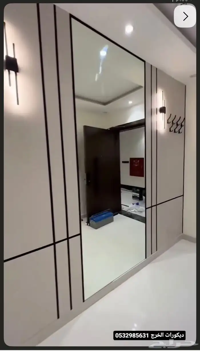 ديكورات شيبورد شاشات مرايات مداخل فوم صخري ارفف مكتبات دهانا 1