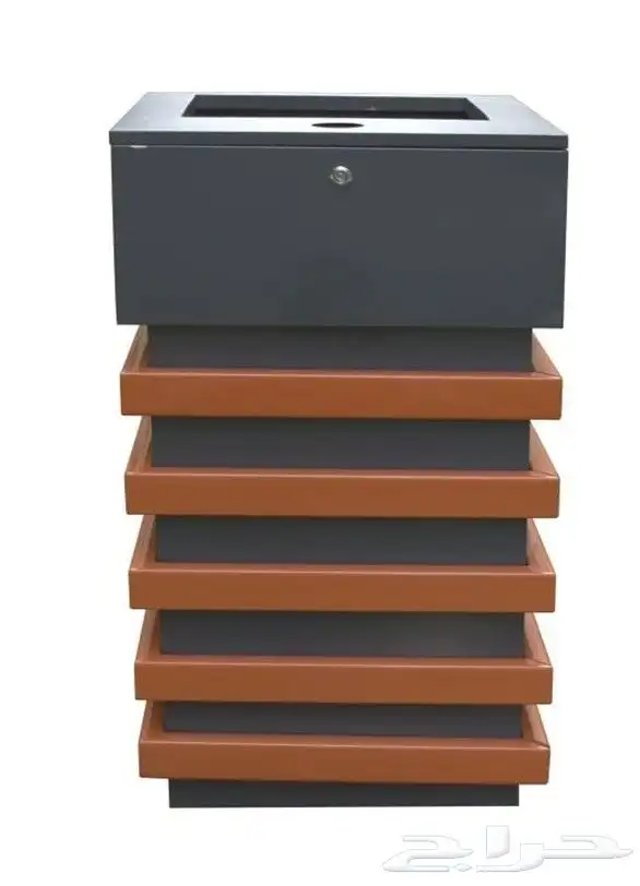 Plastic and metal waste containers decorative waste bins and 45