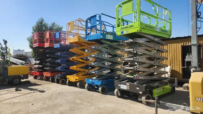 Scissor lift all heights 2