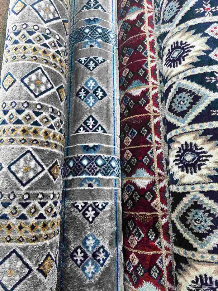 New and distinctive Sadu patterned carpet furnishings 1