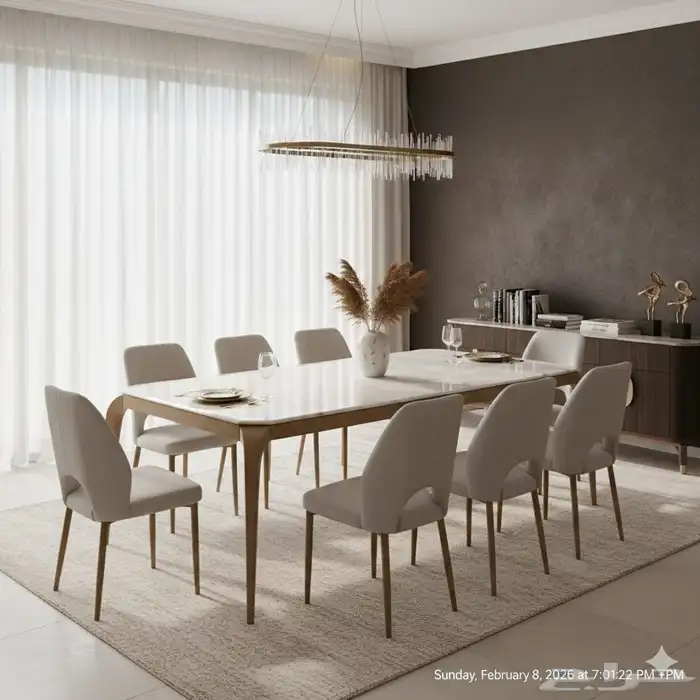 New dining table set Ramadan has arrived now new furniture o 13