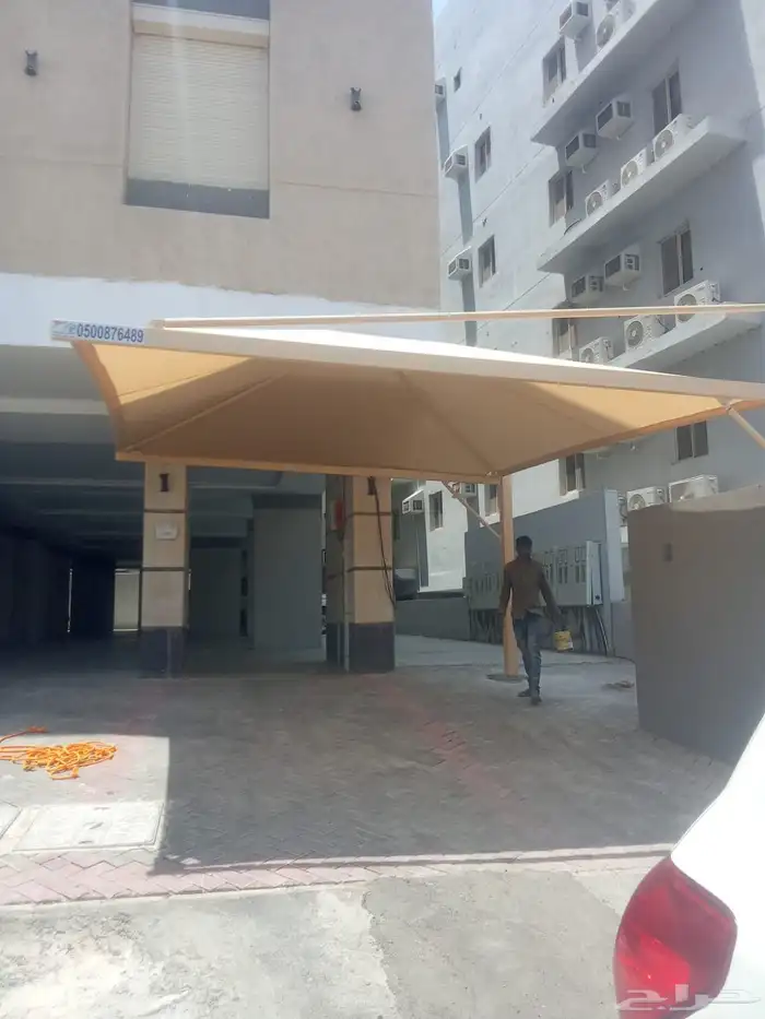 Car sheds Jeddah changing fabric moving dismantling and inst 6